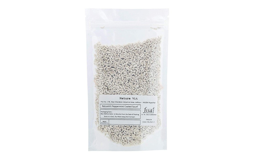 Nature Vit Peppermint Coated Saunf    Pack  800 grams